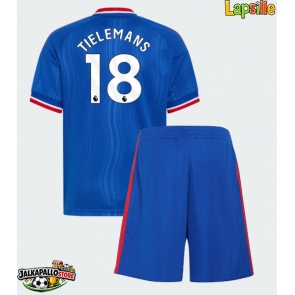 Manchester United Youri Tielemans #18 Vieraspaita Lapsille 2026-27 Lyhythihainen (+ shortsit)
